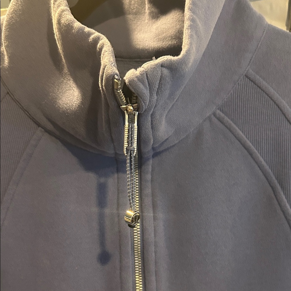 Lululemon Athletica Blue Grey Funnel Neck Hoodie
Color is more grey than blue. - Picture 8 of 11